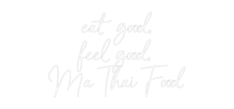 Individuelles Neon: eat good,
fe...
