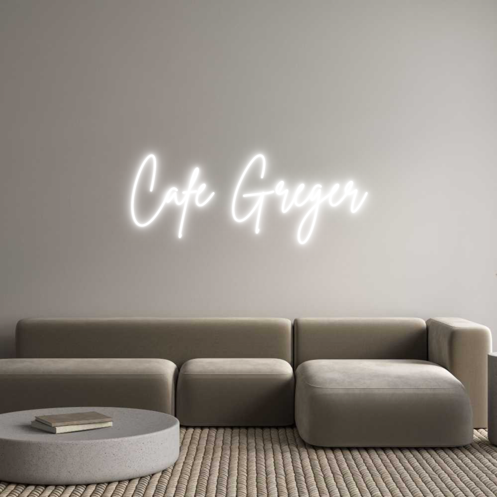 Individuelles Neon: Café Greger
