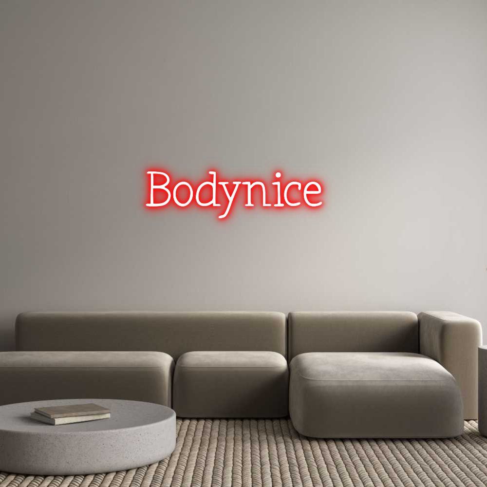 Individuelles Neon: Bodynice
