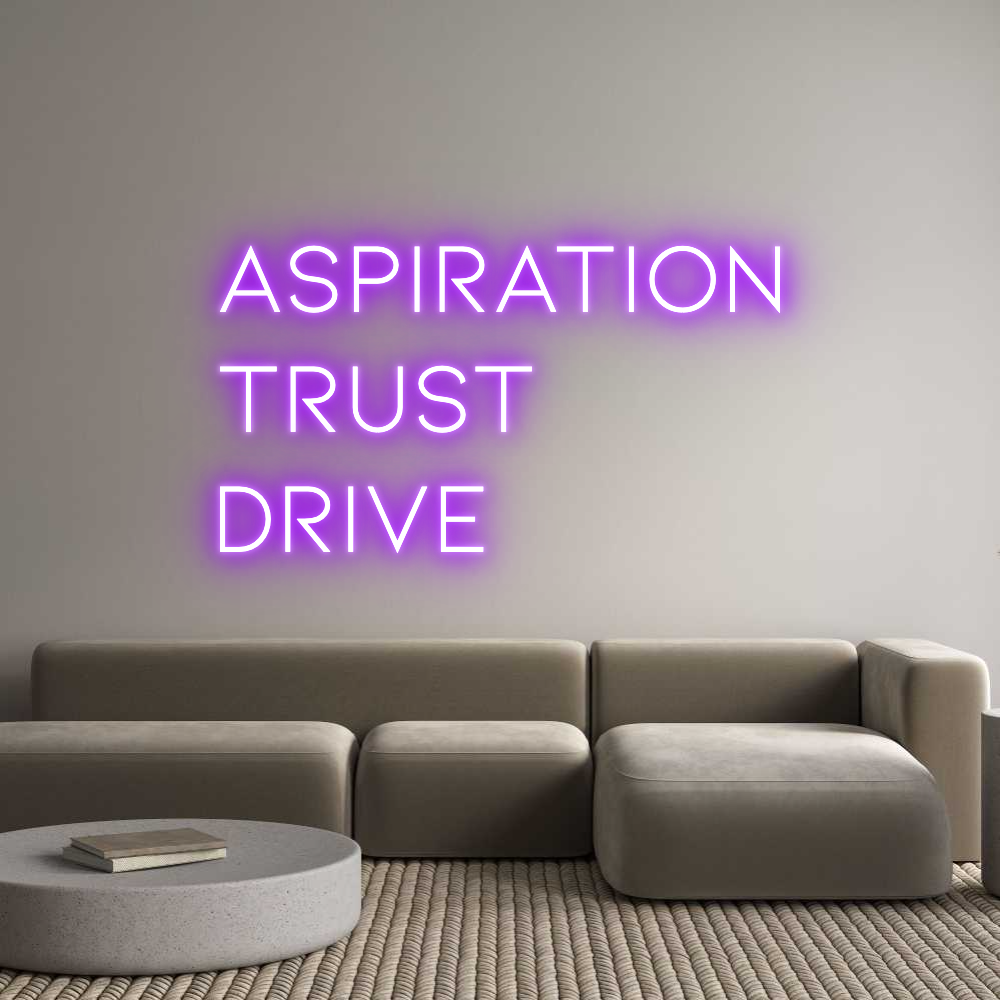 Individuelles Neon: Aspiration
T...