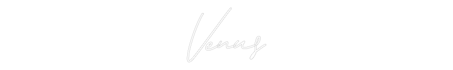 Individuelles Neon: Venus