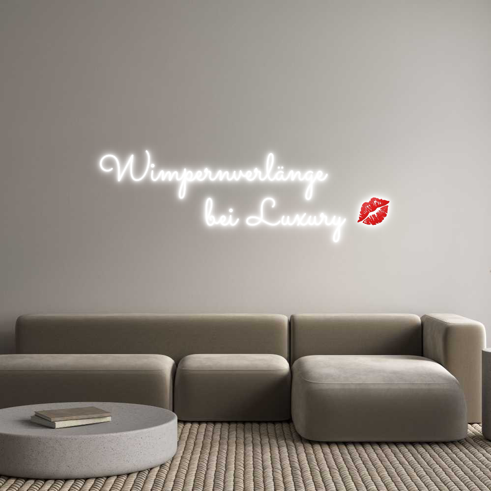Individuelles Neon: Wimpernverlän...