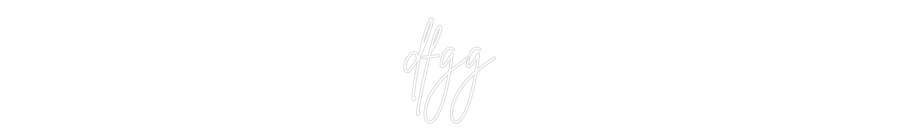Individuelles Neon: dfgg