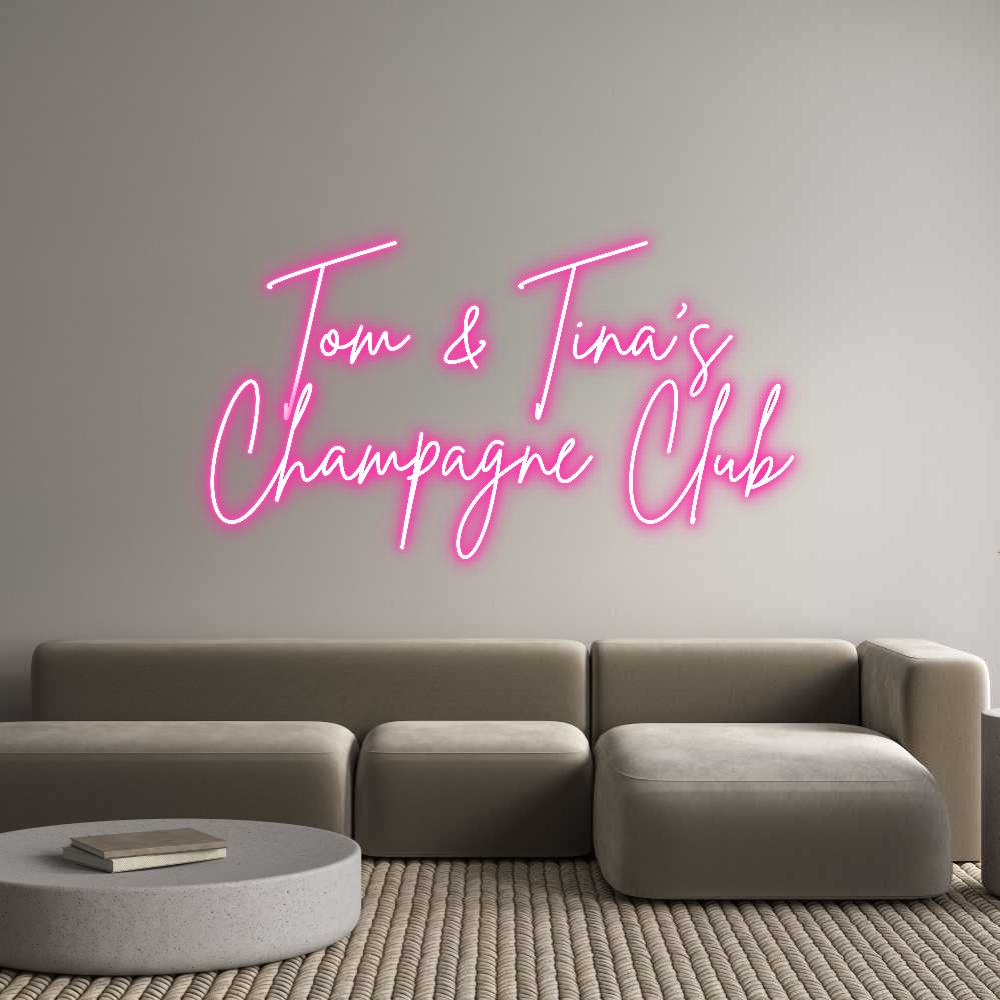 Individuelles Neon: Tom & Tina‘s
...