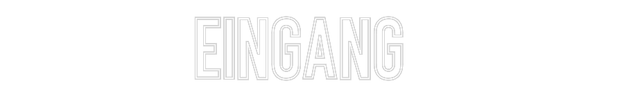 Individuelles Neon: EINGANG