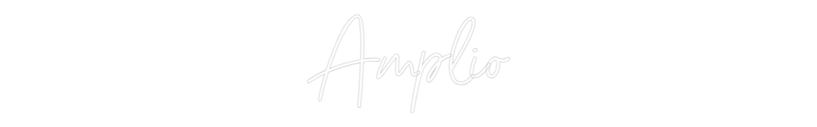 Individuelles Neon: Amplio