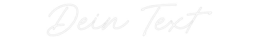 Individuelles Neon: Dein Text