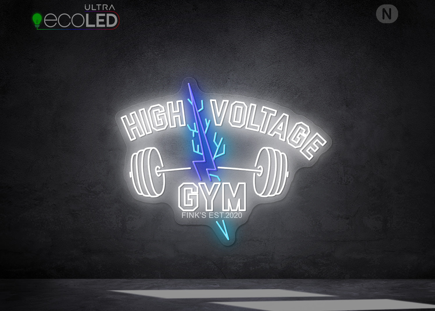 Individuelles Neonschild