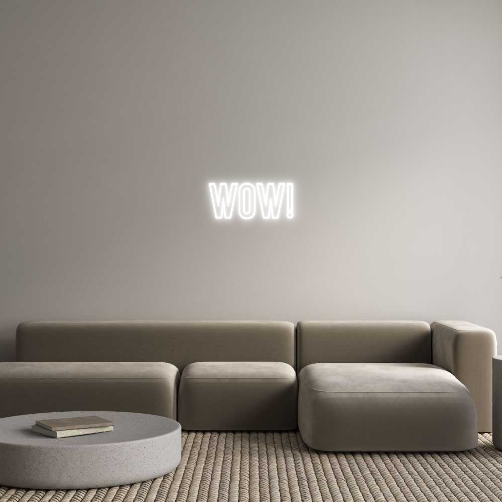 Individuelles Neon: WOW!