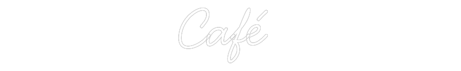 Individuelles Neon: Café