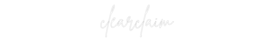 Individuelles Neon: clearclaim