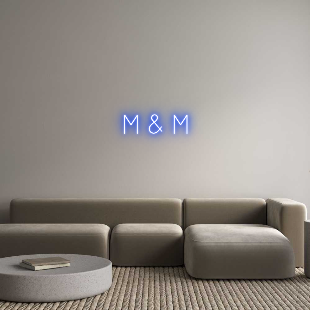 Individuelles Neon: M & M
