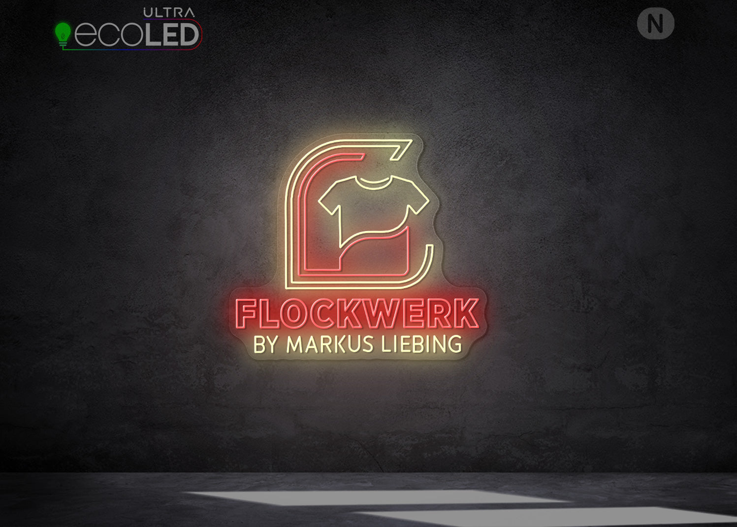 Individuelles Neonschild