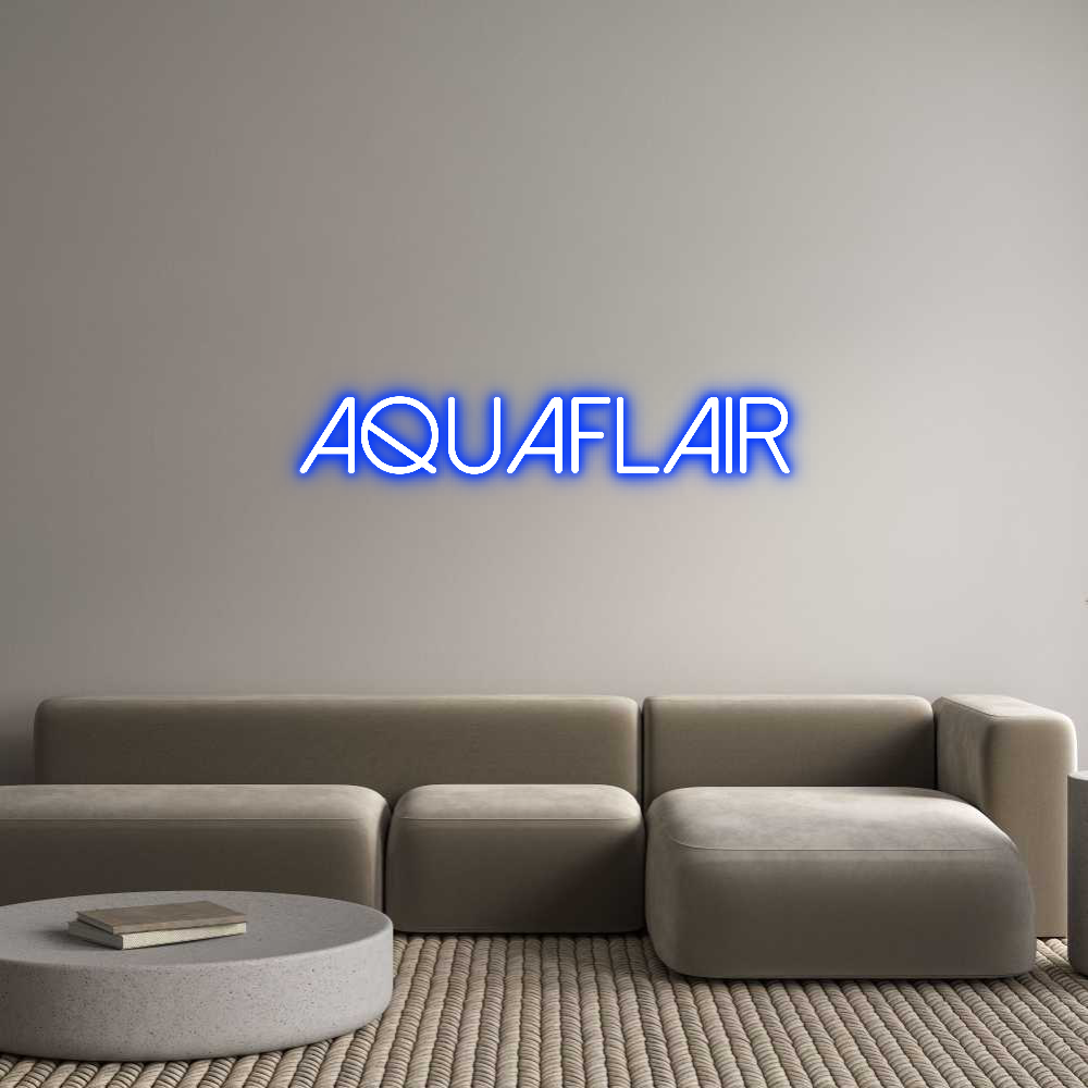 Individuelles Neon: Aquaflair