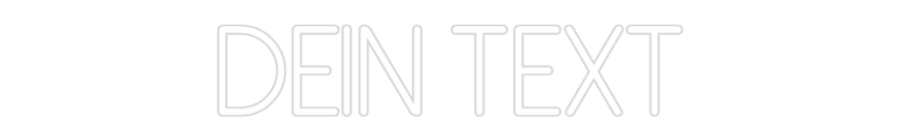 Individuelles Neon: Dein Text