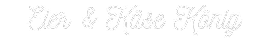Individuelles Neon: Eier & Käse K...