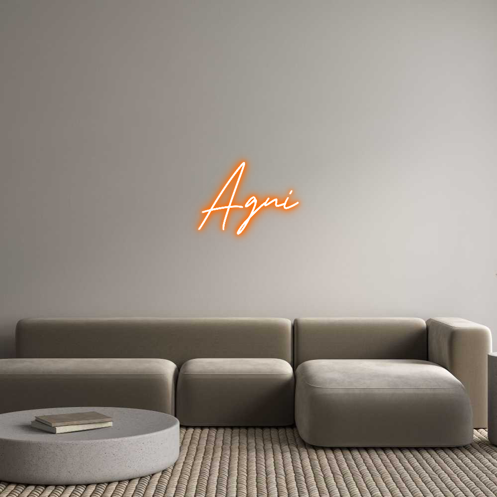 Individuelles Neon: Agni