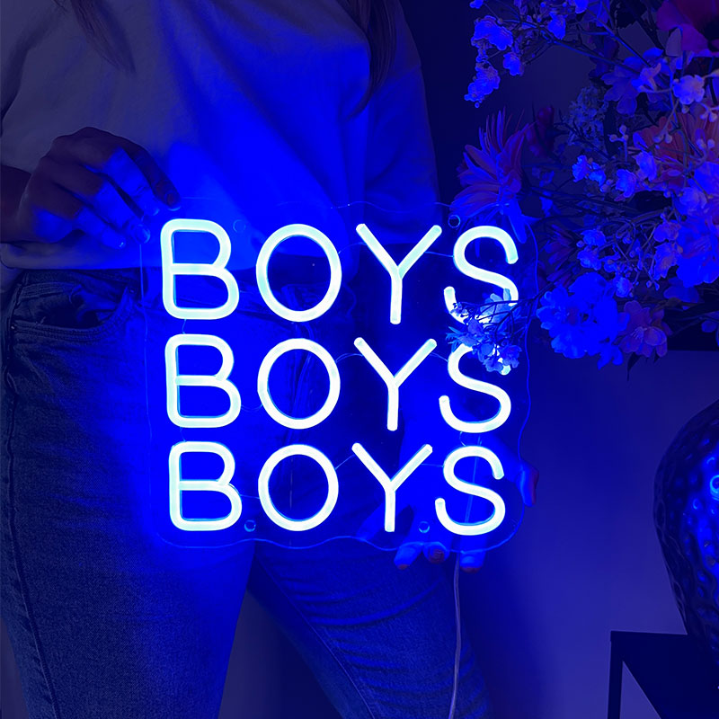 Neon Schild Boys Boys Boys