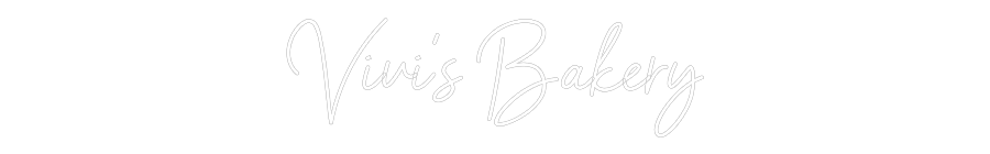 Individuelles Neon: Vivi's Bakery