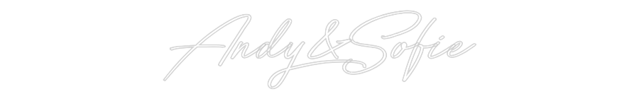 Individuelles Neon: Andy&Sofie