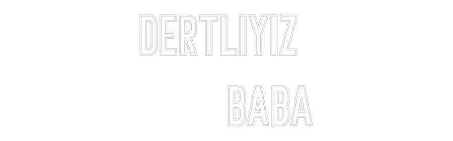 Individuelles Neon: Dertliyiz
B...