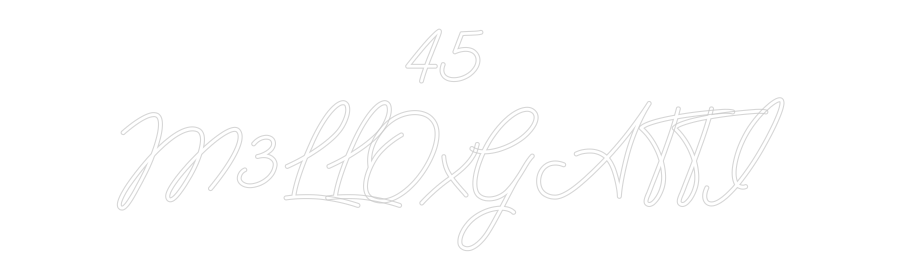 Individuelles Neon: 45...