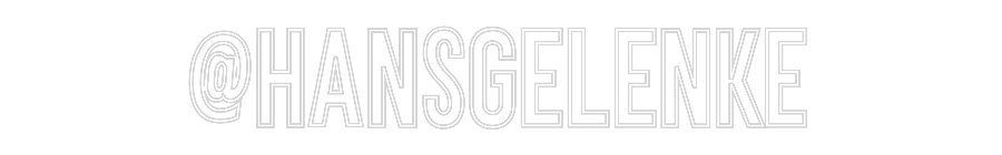 Individuelles Neon: @hansgelenke