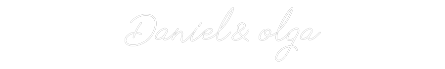 Individuelles Neon: Daniel& olga