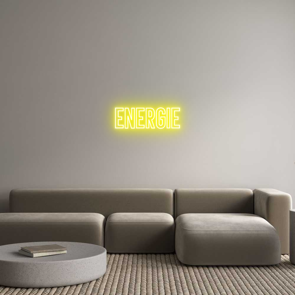 Individuelles Neon: ENERGIE