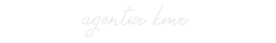 Individuelles Neon: agentur kmr