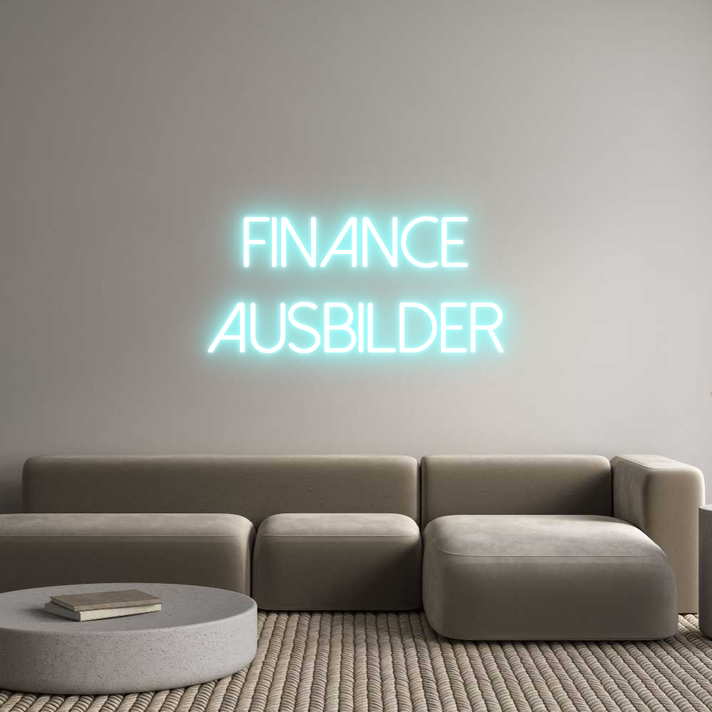 Individuelles Neon: Finance
Ausb...
