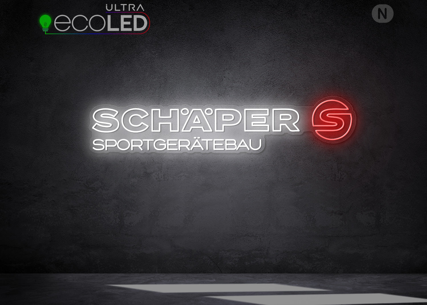 Individuelles Neonschild