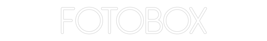 Individuelles Neon: Fotobox