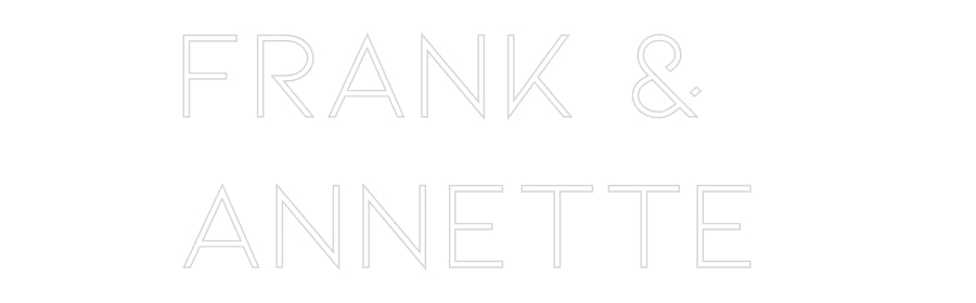 Individuelles Neon: Frank &
Anne...