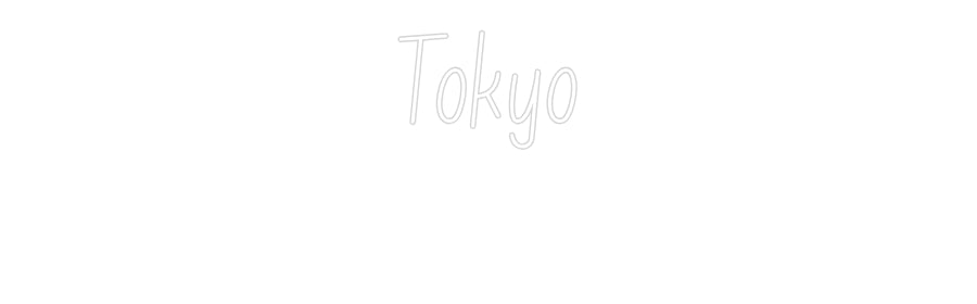 Individuelles Neon: Tokyo