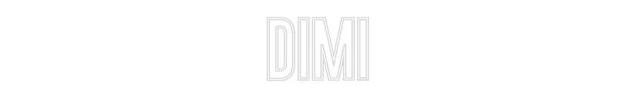 Individuelles Neon: Dimi