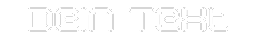 Individuelles Neon: Dein Text