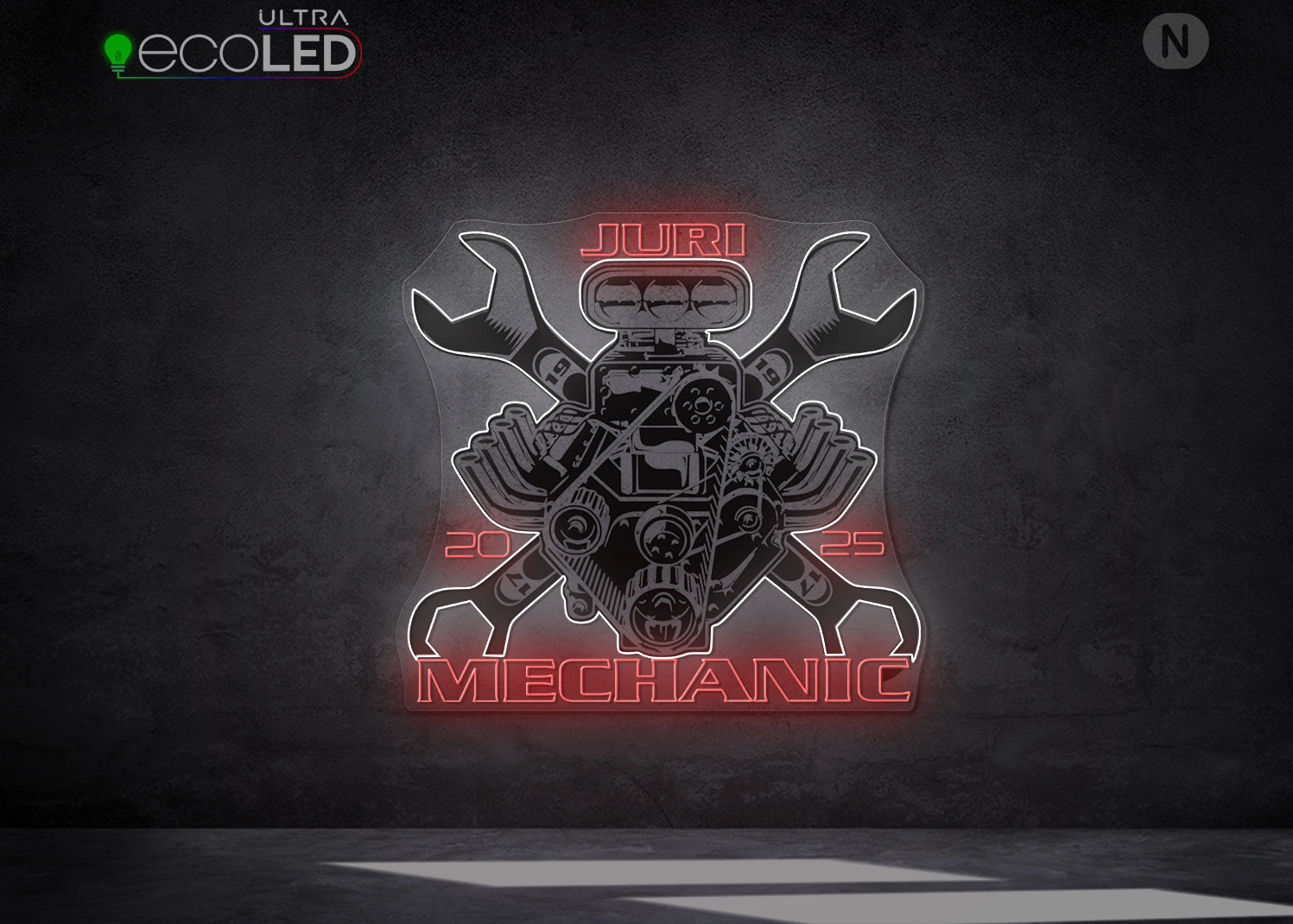 Individuelles Neonschild