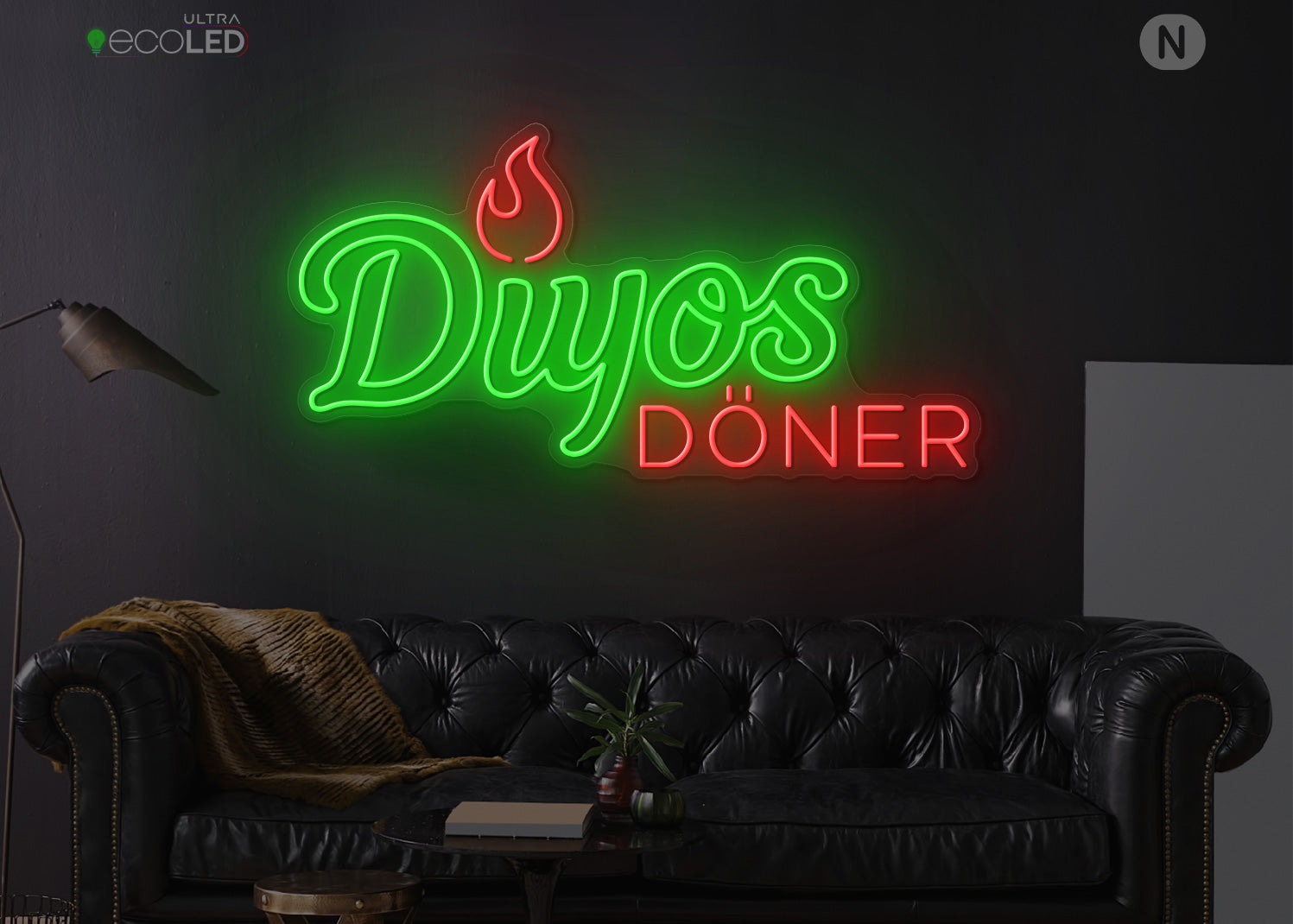 Individuelles Neonschild