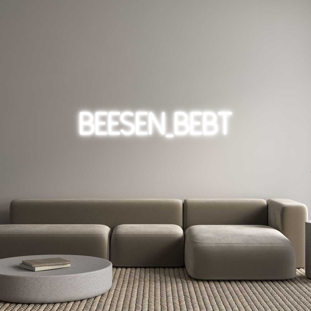 Individuelles Neon: BEESEN_BEBT