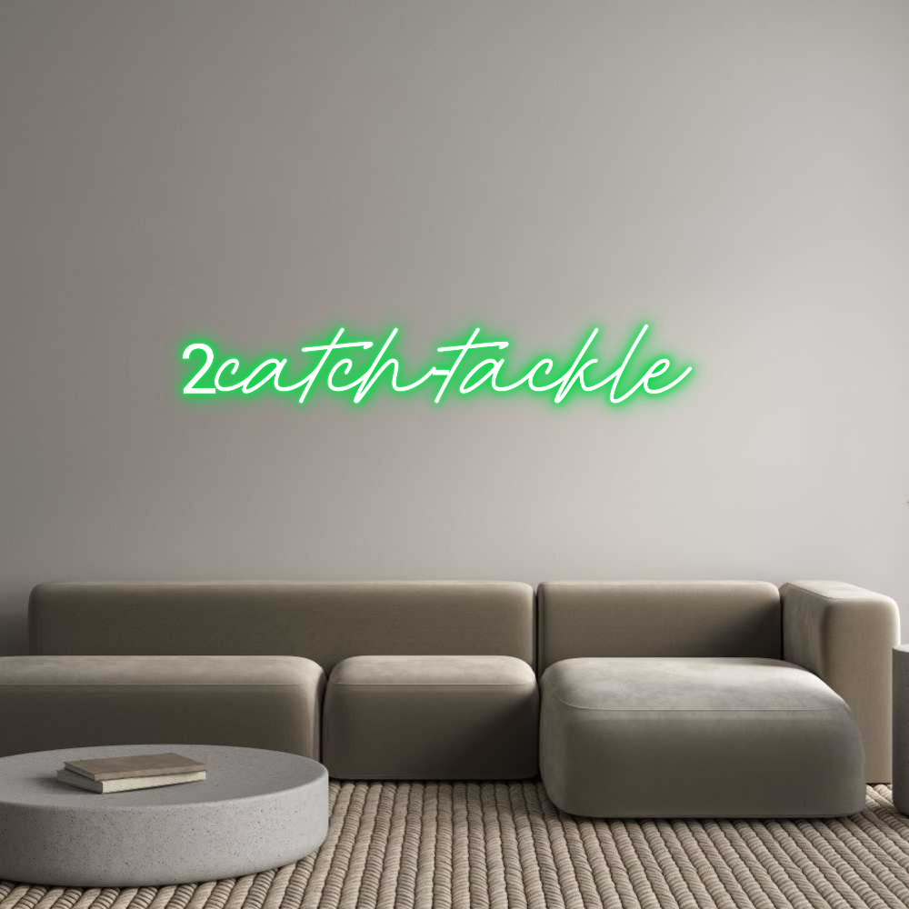 Individuelles Neon: 2catch-tackle