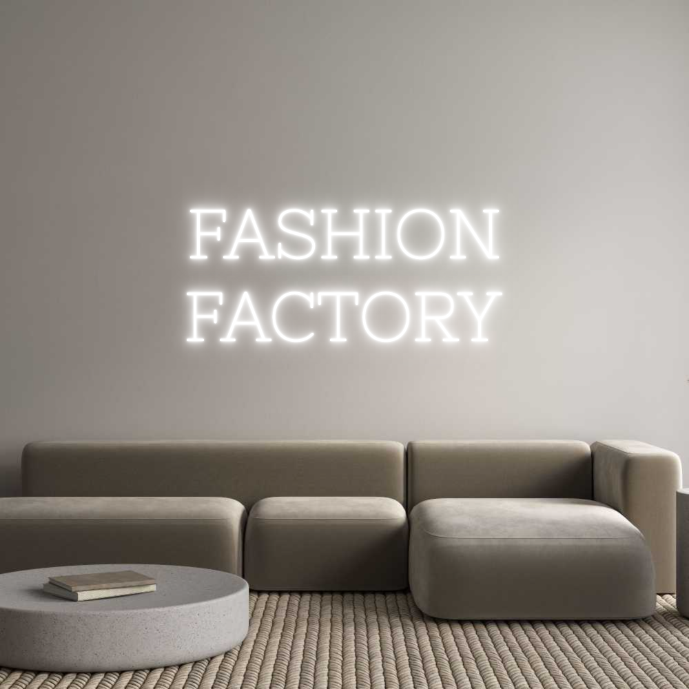 Individuelles Neon: FASHION
FACT...