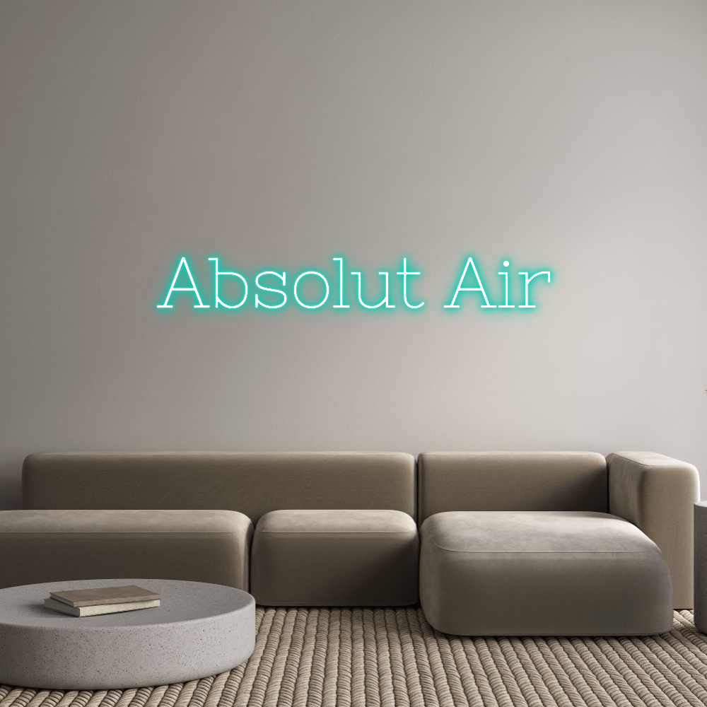 Individuelles Neon: Absolut Air