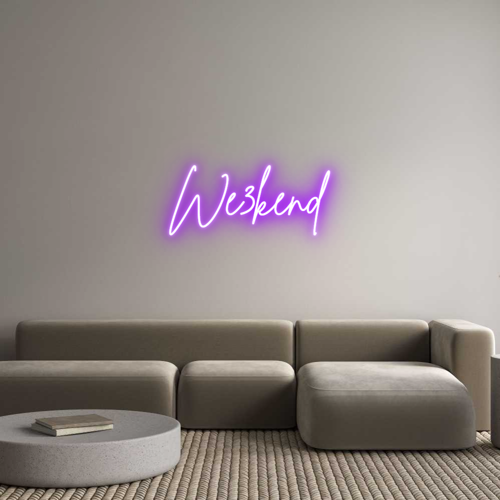 Individuelles Neon: We3kend