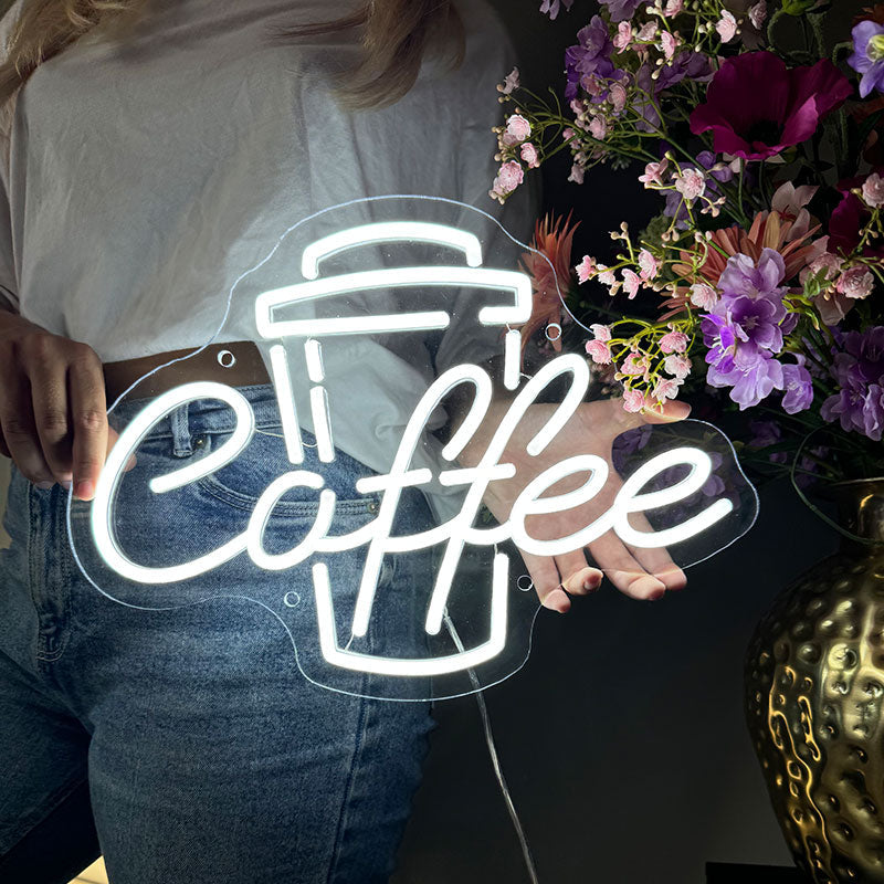 Neon Schild Coffee
