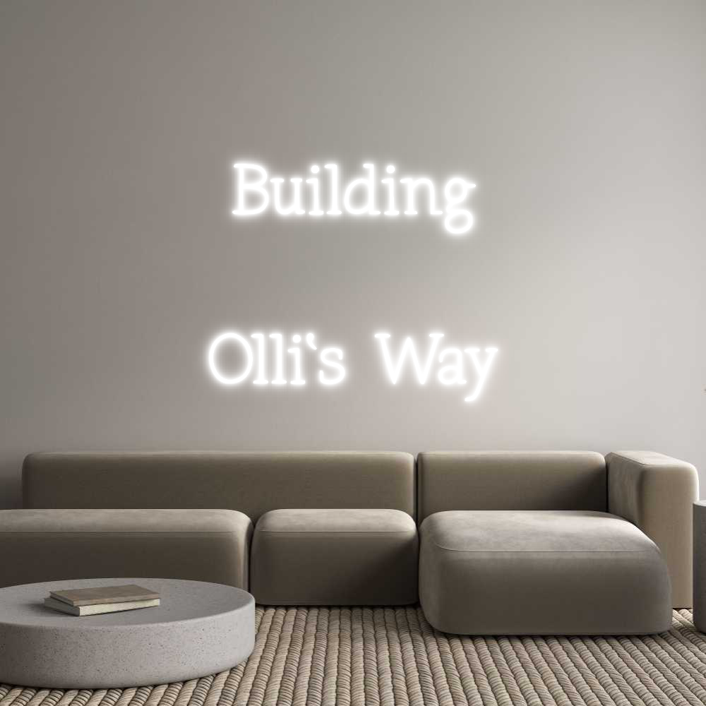 Individuelles Neon: Building
O...