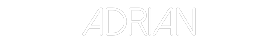 Individuelles Neon: Adrian