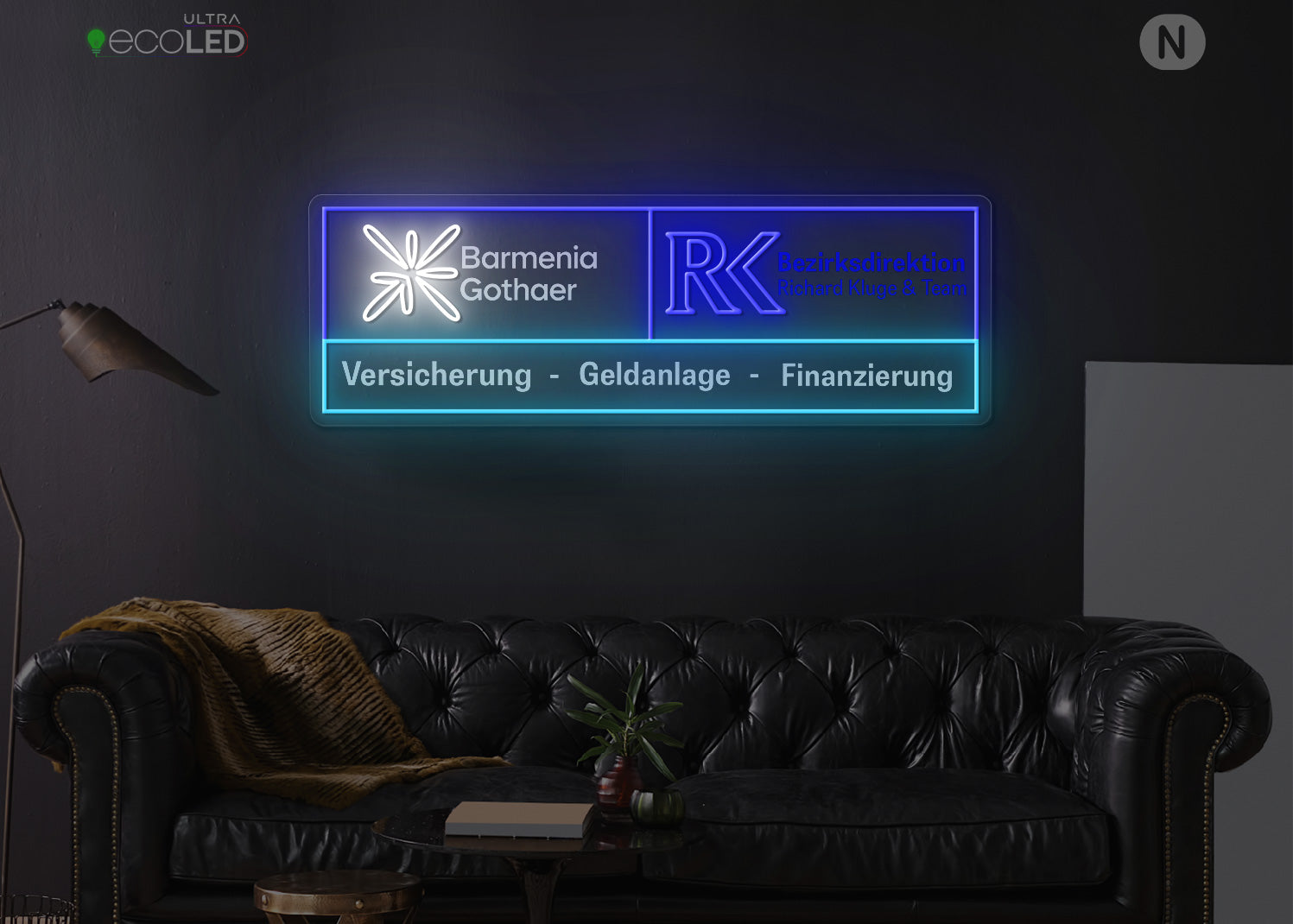 Individuelles Neonschild