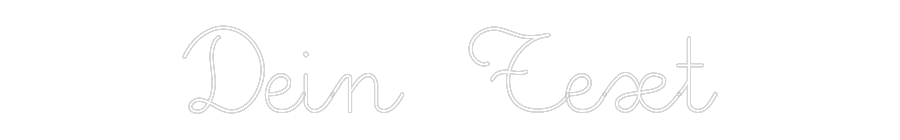 Individuelles Neon: Dein Text