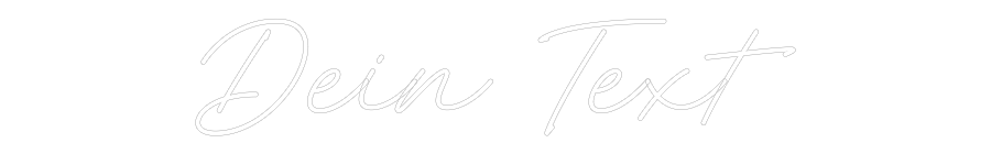 Individuelles Neon: Dein Text